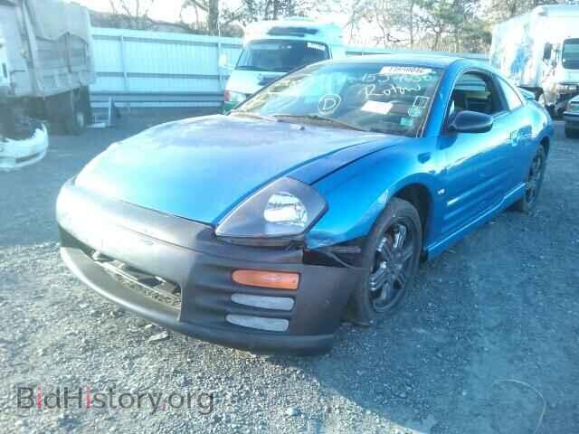 2002 MITSUBISHI ECLIPSE - VIN: 4A3AC84H52E075175 - Фото 2