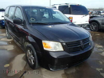 2010 Dodge CARAVAN Grand Cara, black — VIN 2D4RN4DE9AR384280, Copart