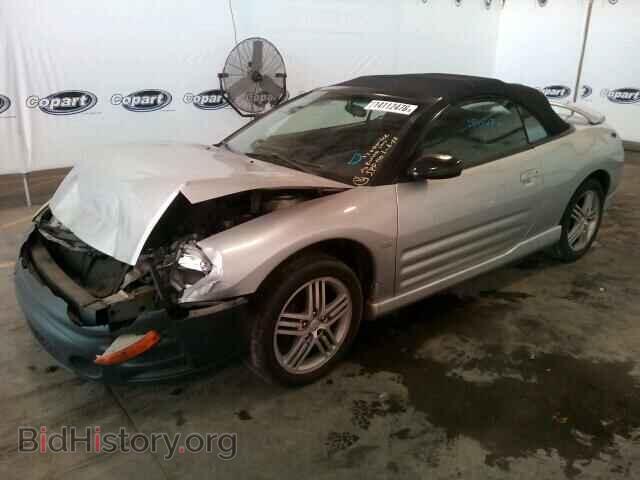 2003 MITSUBISHI ECLIPSE - VIN: 4A3AE55H53E027510 - Фото 2