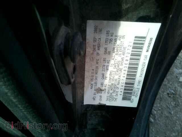 2003 MITSUBISHI ECLIPSE - VIN: 4A3AC74H83E072721 - Фото 10