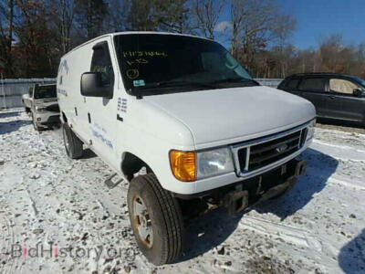 2007 Ford ECONOLINE, white — VIN 1FTSE34L57DA39296, Copart