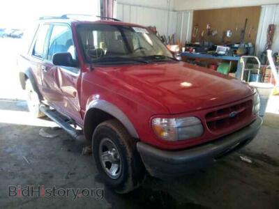 1997 Ford EXPLORER, red — VIN 1FMCU22X4VUD11191, Copart