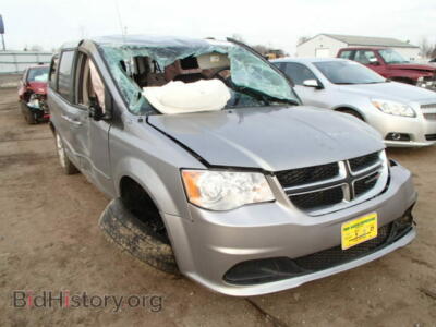 2014 Dodge CARAVAN Grand Cara, серебристый — VIN 2C4RDGBG6ER187580, Copart