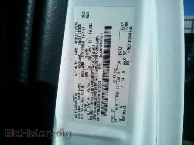 2011 FORD ECONOLINE - VIN: 1FBNE3BL2BDA15809 - Photo 10