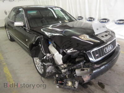 2001 Audi S8 S8 Quattro, black — VIN WAUGU54D21N009765, Copart