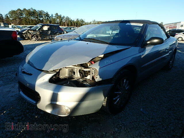 2002 CHRYSLER SEBRING - VIN: 1C3EL65R52N104176 - Фото 2