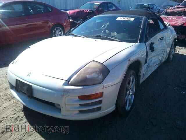 2002 MITSUBISHI ECLIPSE - VIN: 4A3AE45G72E060895 - Фото 2