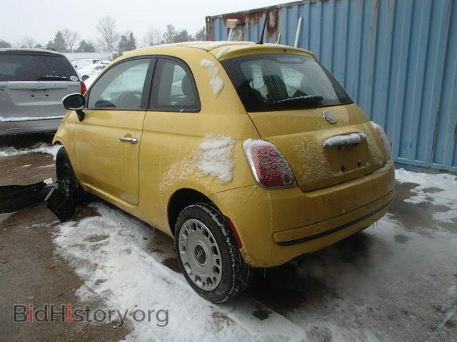 2012 FIAT 500 - VIN: 3C3CFFAR7CT115038 - Фото 3