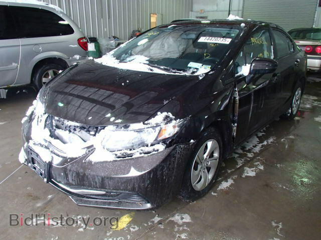 2014 HONDA CIVIC - VIN: 2HGFB2F55EH529662 - Фото 2