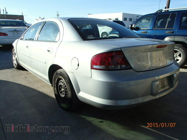 2002 CHRYSLER SEBRING - VIN: 1C3AL46XX2N342010 - Фото 3