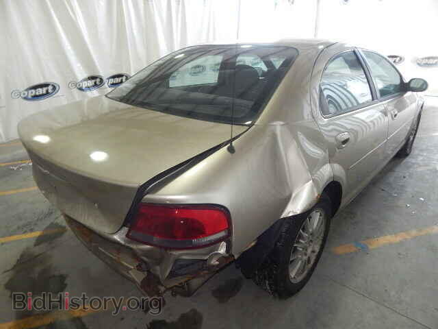 2004 CHRYSLER SEBRING - VIN: 1C3EL46X84N296763 - Фото 4