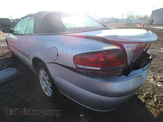 2002 CHRYSLER SEBRING - VIN: 1C3EL75R42N247223 - Фото 3