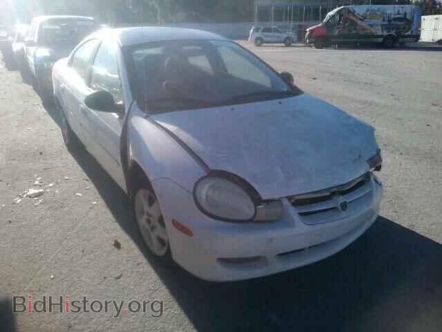 Фотография 1B3AS46CX2D642486 - DODGE NEON 2002