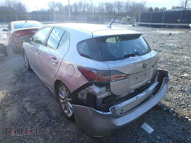 2011 LEXUS CT 200 - VIN: JTHKD5BH7B2038005 - Фото 3