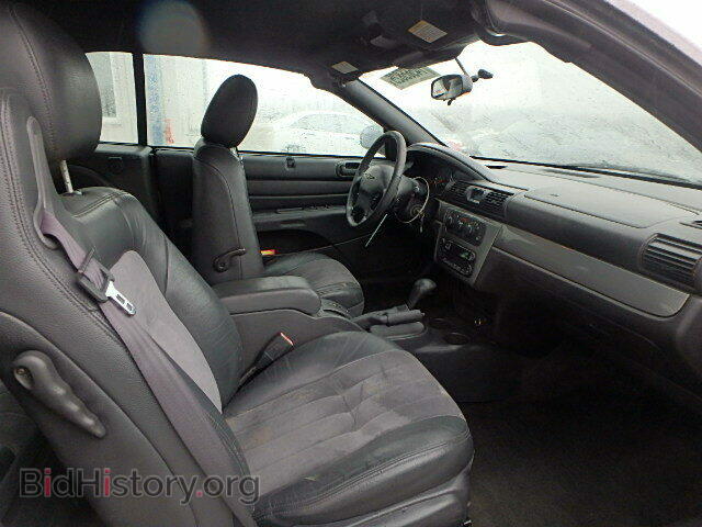 2004 CHRYSLER SEBRING - VIN: 1C3EL55RX4N298734 - Фото 5