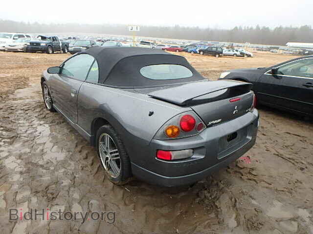 2003 MITSUBISHI ECLIPSE - VIN: 4A3AE75H23E046429 - Фото 3