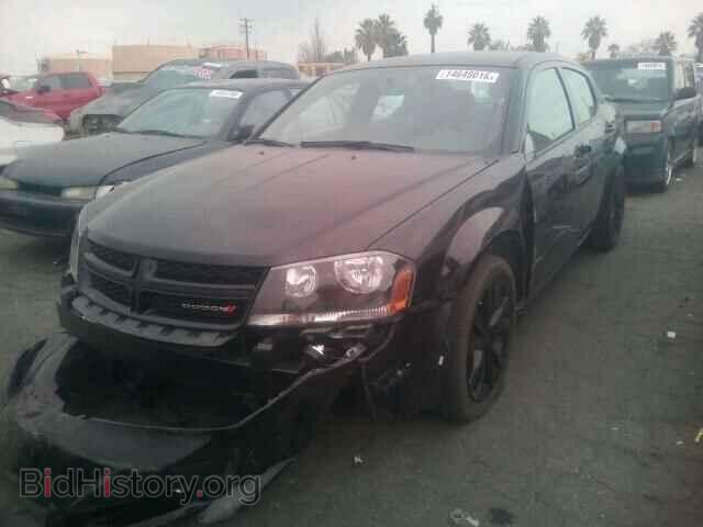 2014 DODGE AVENGER - VIN: 1C3CDZCB2EN173746 - Фото 2