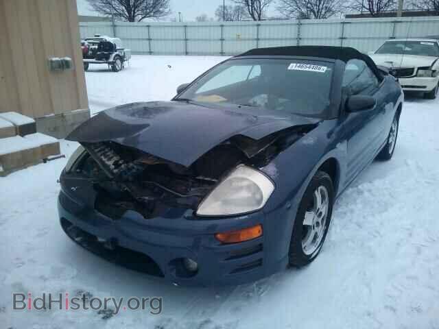 2003 MITSUBISHI ECLIPSE - VIN: 4A3AE45G43E002857 - Фото 2