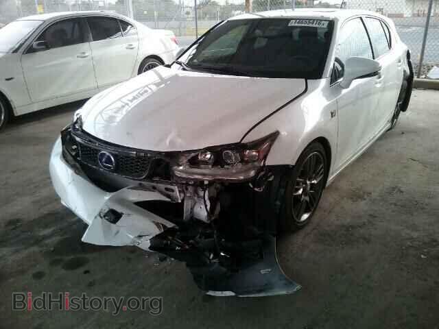 2012 LEXUS CT 200 - VIN: JTHKD5BH9C2057012 - Фото 2