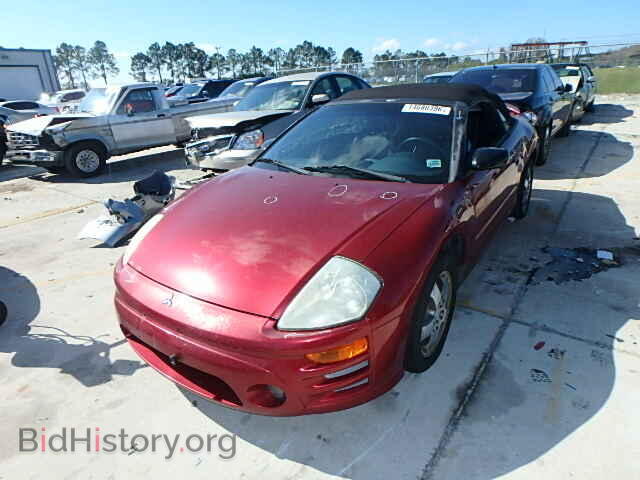 2003 MITSUBISHI ECLIPSE - VIN: 4A3AE45G23E023139 - Фото 2