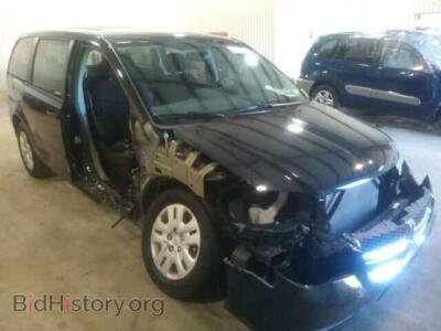 2015 Dodge CARAVAN Grand Cara, black — VIN 2C4RDGBG1FR653482, Copart