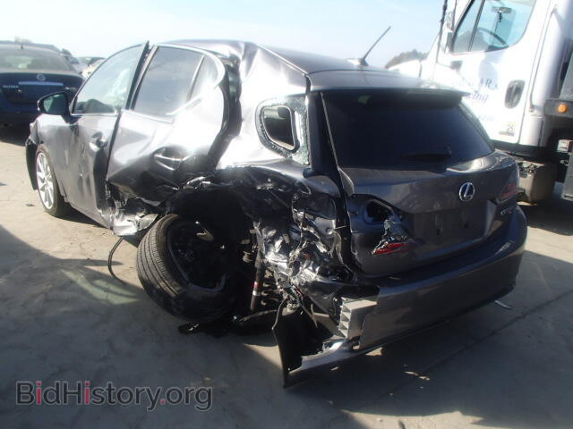2012 LEXUS CT 200 - VIN: JTHKD5BH9C2058970 - Фото 3