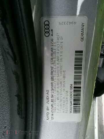 2016 AUDI A6 - VIN: WAUFGAFC0GN001964 - Фото 10