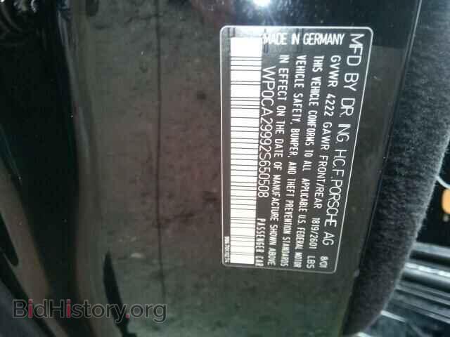 2002 PORSCHE 911 - VIN: WP0CA29992S650508 - Фото 9
