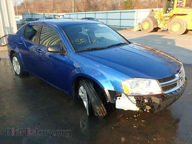 Фотография 1C3CDZAB9DN622860 - DODGE AVENGER 2013