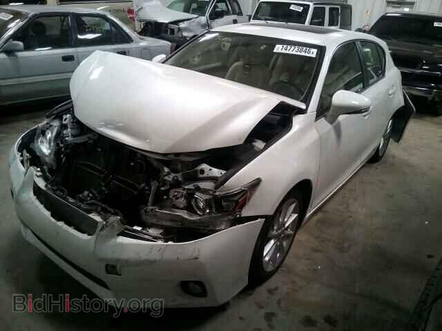 2011 LEXUS CT 200 - VIN: JTHKD5BH5B2002555 - Фото 2