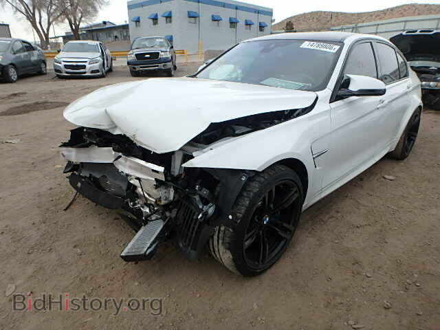 2015 BMW M3 - VIN: WBS3C9C51FP805868 - Фото 2