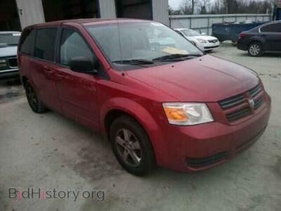 2010 Dodge CARAVAN Grand Cara, красный — VIN 2D4RN4DEXAR126334, Copart