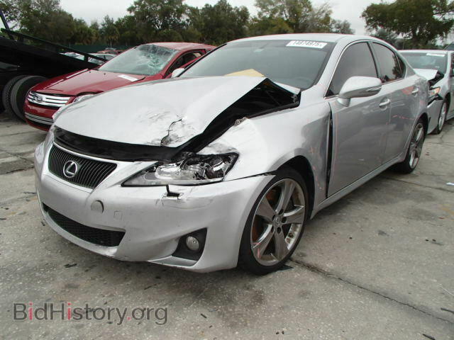 2011 LEXUS IS350 - VIN: JTHBE5C24B5027307 - Фото 2