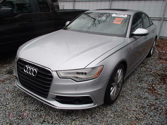 2012 AUDI A6 - VIN: WAUBGAFC1CN003845 - Фото 2