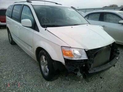 2010 Dodge CARAVAN Grand Cara, белый — VIN 2D4RN5D14AR484144, Copart