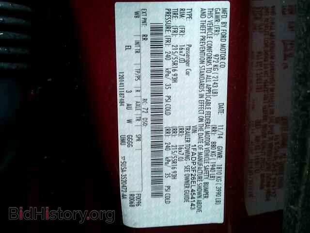 2014 FORD FOCUS - VIN: 1FADP3F26EL454143 - Photo 10