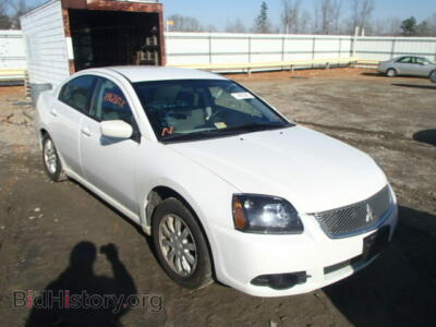 2011 Mitsubishi GALANT Galant FE, white — VIN 4A32B2FF2BE023535, Copart