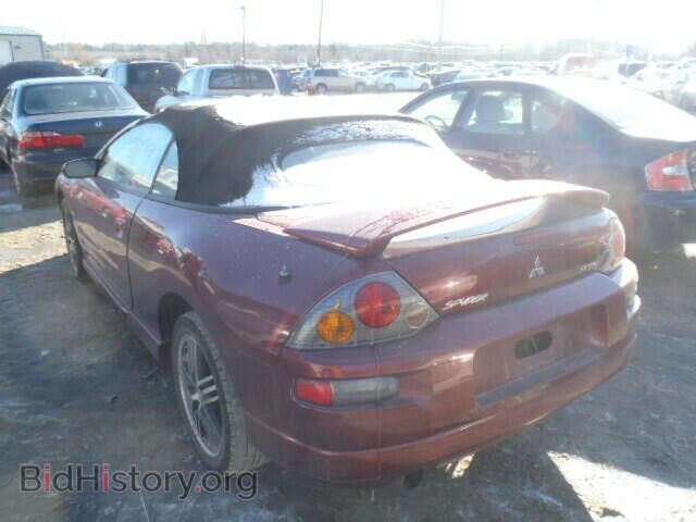 2003 MITSUBISHI ECLIPSE - VIN: 4A3AE75HX3E131454 - Фото 3