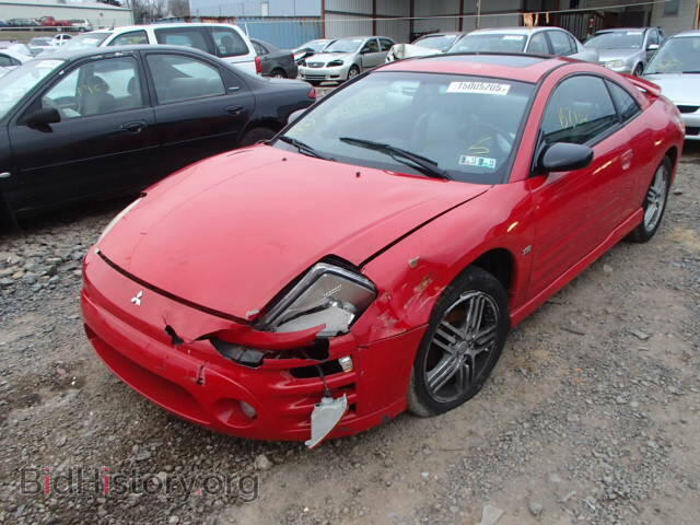 2003 MITSUBISHI ECLIPSE - VIN: 4A3AC84H13E075112 - Фото 2