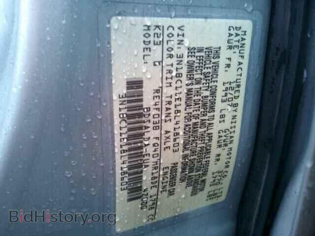 2008 NISSAN VERSA - VIN: 3N1BC11E18L418603 - Фото 9