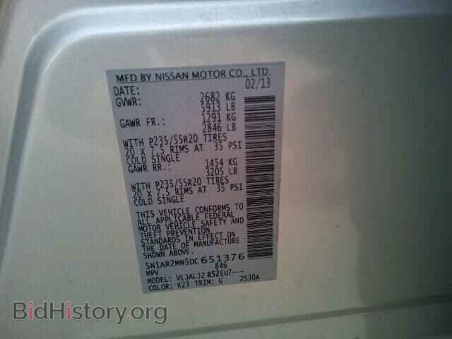 2013 NISSAN PATHFINDER - VIN: 5N1AR2MN5DC651376 - Фото 10