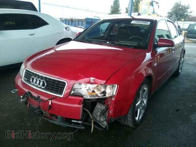 2002 AUDI A4 - VIN: WAULC68E92A303876 - Фото 2