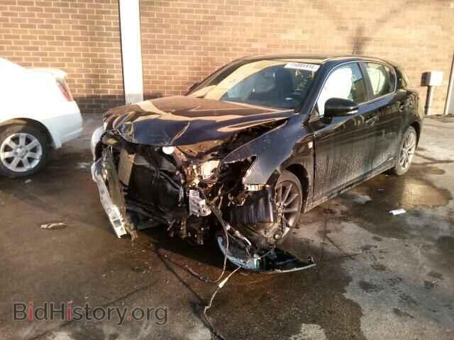 2012 LEXUS CT 200 - VIN: JTHKD5BH9C2102868 - Фото 2