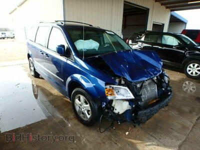 2010 Dodge CARAVAN Grand Cara, синий — VIN 2D4RN5D12AR389212, Copart