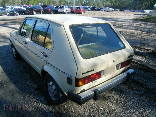 1984 VOLKSWAGEN RABBIT - VIN: 1VWEG0179EV019599 - Фото 3