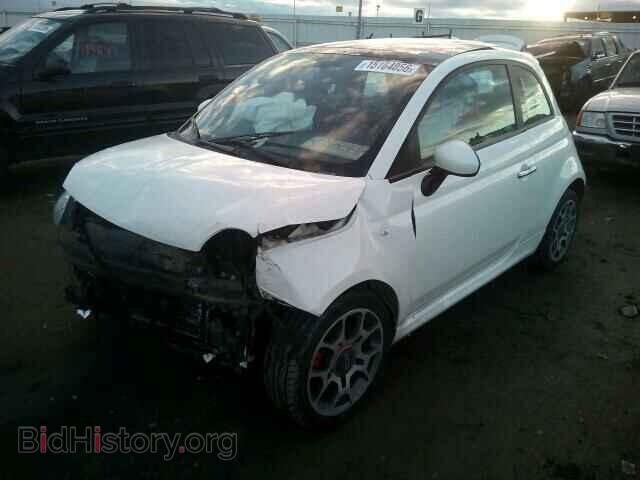 2012 FIAT 500 - VIN: 3C3CFFBR0CT211513 - Фото 2