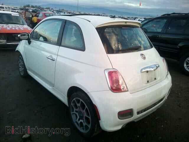 2012 FIAT 500 - VIN: 3C3CFFBR0CT211513 - Фото 3