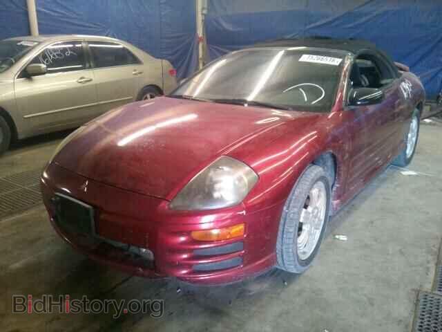 2001 MITSUBISHI ECLIPSE - VIN: 4A3AE85H21E111329 - Фото 2