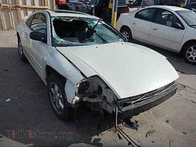 2004 Mitsubishi ECLIPSE Eclipse GS, white — VIN 4A3AC44GX4E052686, Copart