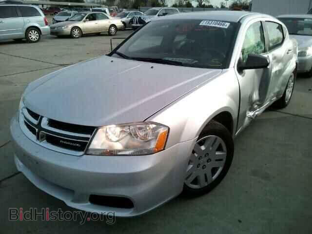 2011 DODGE AVENGER - VIN: 1B3BD4FB8BN588413 - Фото 2